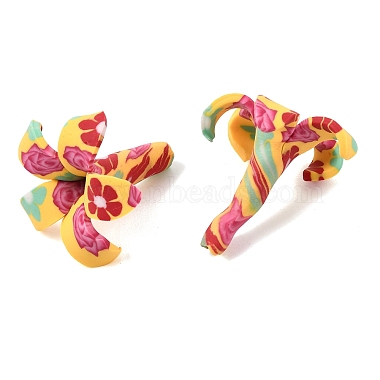 Handmade Polymer Clay Beads(PY-CBAA00E-01A)-2