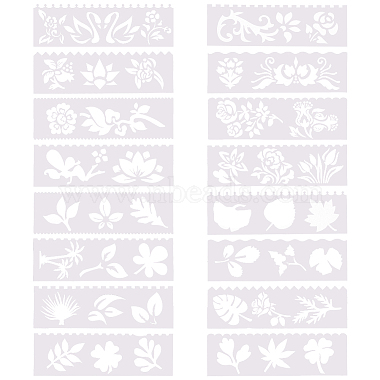 White Plastic Painting Stencils