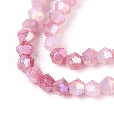 グラデーション染めガラスビーズストランド(X-GLAA-T025-4mm-09B)-3