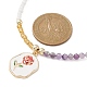 Alloy Enamel Pendant Necklace(NJEW-JN04407)-5