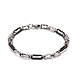 304 bracelet chaînes à maillons ovales en acier inoxydable(STAS-E160-08EBP)-1
