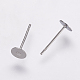 Accessoires des clous d'oreilles en 304 acier inoxydable(X-STAS-K146-009-5mm)-1