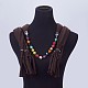 (Jewelry Parties Factory Sale)Simple Design Women's Beaded Cloth Scarf Necklaces(NJEW-K111-02D)-3