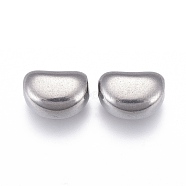 304 Stainless Steel Beads, Heart, Stainless Steel Color, 8x5.5x5mm, Hole: 1.6mm(STAS-P245-04P)