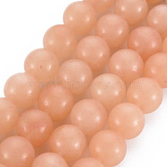 Natural Pink Opal Beads Strands, Round, 10~10.5mm, Hole: 0.9mm, about 37~40pcs/strand, 14.9~15.1 inch(38~38.5cm)(G-T126-05C)