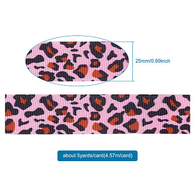 Leopard Printed Grosgrain Ribbons(OCOR-TA0001-22C)-8