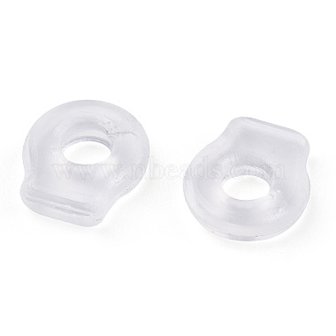 Clip en silicone confortable sur les coussinets de boucle d'oreille(SIL-T003-04)-4