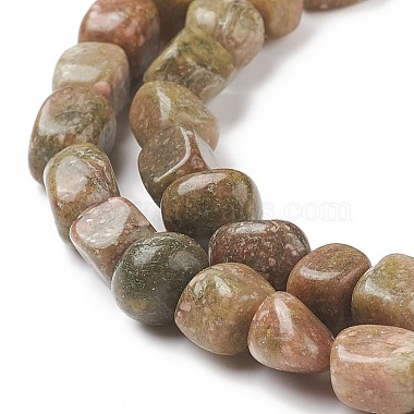 Natural Unakite Beads Strands(G-F464-37)-3