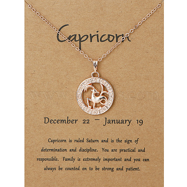 Capricorn Alloy Necklaces