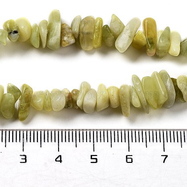 Natural Lemon Jade Chip Bead Strands(G-M205-22)-7