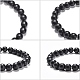 Synthetic Black Stone Beaded Stretch Bracelets(B072-3)-4
