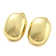 Rack Plating Brass Oval Stud Earrings(EJEW-P242-02G)-1