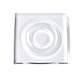 Square Transparent Acrylic Single Bracelet/Bangle Display Tray(BDIS-I003-01A)-2