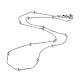 Brass Cable Chain Necklaces(NJEW-I247-02P)-1
