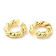 Rack Plating Brass Twist Rope Cuff Earrings for Women(EJEW-D059-09G)-2