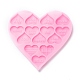 Moldes de silicona colgantes de grado alimenticio con tema del día de San Valentín(X-DIY-D050-12)-1