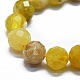 Chapelets de perles en opale jaune naturelle(G-G927-26)-3