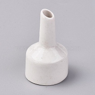 Porcelain Buchner Filter Funnel, for Laboratory, Linen, 41.5x25mm, Inner Diameter: 21mm(AJEW-WH0105-36A)