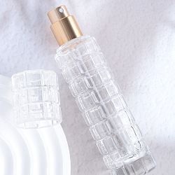 Refillable Glass Spray Bottles, with Fine Mist Sprayer & Dust Cap, for Perfume, Essential Oil, Clear, 2.89x12.19cm, Capacity: 30ml(1.01fl. oz)(PW-WG40959-01)