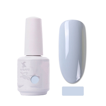 15ml Special Nail Gel, for Nail Art Stamping Print, Varnish Manicure Starter Kit, Light Blue, Bottle: 34x80mm