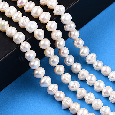 Grade AB Natural Cultured Freshwater Pearl Beads Strands(PEAR-N013-05G)-2