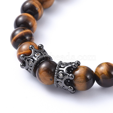 Bracelets de perles extensibles en pierres précieuses naturelles(BJEW-JB05175)-3