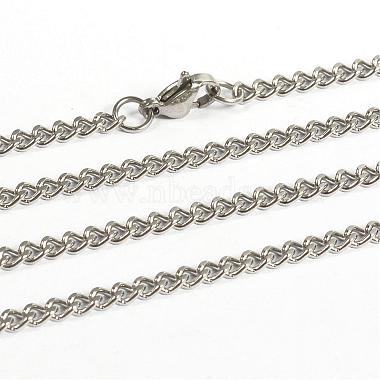 304 Stainless Steel Necklaces(NJEW-D265-01P)-2