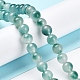 Faceted Rondelle Dyed Natural White Jade Bead Strands(G-D073-01B)-2