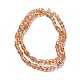 Electroplate Transparent Glass Beads Strand(GLAA-G088-05)-3