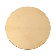 (Defective Closeout Sale: Surface Scratches) Brass Sheet, Brass Discs, Flat Round, Golden, 80x2mm(KK-XCP0001-88D)