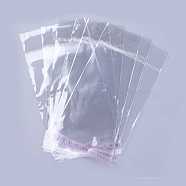 OPP Cellophane Bags, Rectangle, Clear, 14x7cm, Unilateral Thickness: 0.035mm, Inner Measure: 8.5~9x7cm(OPC-R010-14x7cm)
