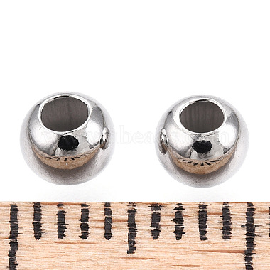 Rhodium Plated 925 Sterling Silver Beads(STER-T007-12P-02)-3