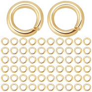 600Pcs 304 Stainless Steel Open Jump Rings, Round Ring, Real 18K Gold Plated, 4x0.8mm, 20 Gauge(STAS-BBC0004-96C)