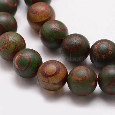 Tibetan Style Mixed Pattern dZi Beads(G-K166-03-10mm-L2)-3