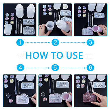 DIY Quicksand Jewelry Kits(DIY-PH0027-33)-6