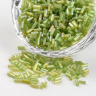 5mm YellowGreen Glass Beads