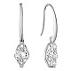 SHEGRACE Rhodium Plated 925 Sterling Silver Earring(JE702B)-1