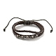 PU Imitation Leather Braided Cord Bracelets(BJEW-P329-02A-AS)-1