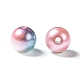 Rainbow ABS Plastic Imitation Pearl Beads(X-OACR-Q174-8mm-M)-2