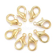 Zinc Alloy Lobster Claw Clasps, Parrot Trigger Clasps, Golden, 16x8mm, Hole: 2mm(X-E106-G)