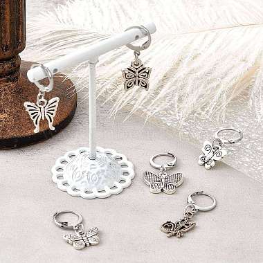 Butterfly Alloy Multifunction Pendant Decorations(HJEW-CJ00005)-4