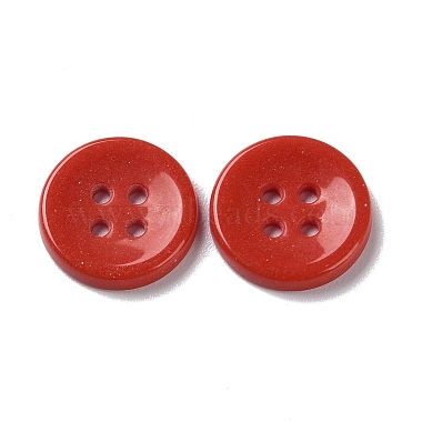 Red Ceramics Button