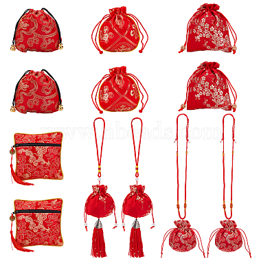 Red Silk Bags