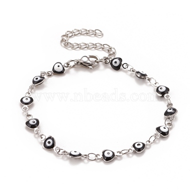 Black 304 Stainless Steel Bracelets
