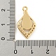 Brass Micro Pave Clear Cubic Zirconia Pendants(KK-P263-16B-KCG)-3