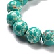 Brins de perles de jaspe impérial synthétiques(G-E568-01A-02)-3