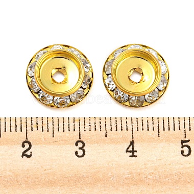 Brass Crystal Rhinestone Beads(RB-F035-06C-G)-3