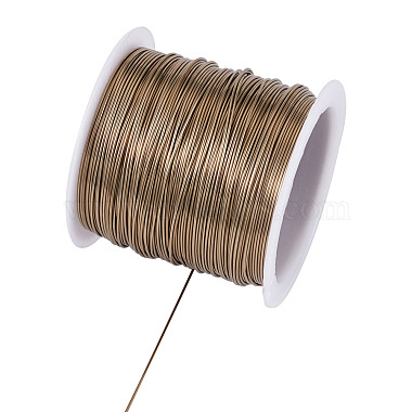Round Copper Wire Copper Beading Wire for Jewelry Making(YS-TAC0004-0.6mm-18)-3