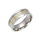 201 Stainless Steel Wide Band Finger Rings(RJEW-T005-13-04)-1
