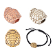 3Pcs 3 Colors Brass Beads(FIND-AR0002-31)-1